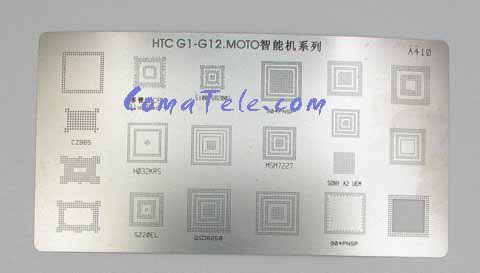 Трафарет Набор трафаретов BGA на HTC G1-G12. MOTO, B.Berry Набор трафаретов BGA на HTC G1-G12. MOTO, B.Berry