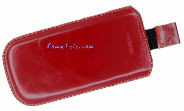 Чехол Чехол карман для Nokia 5310 red кожа натур. с тесьмой Чехол карман для Nokia 5310 red кожа натур. с тесьмой
