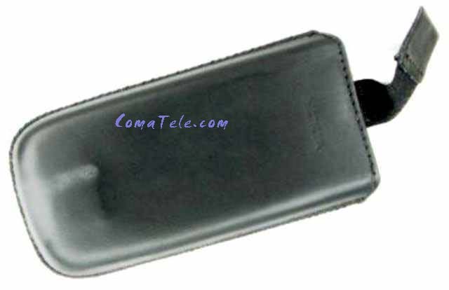 Чехол Чехол карман для Nokia 6120 black кожа натур. с тесьмой Чехол карман для Nokia 6120 black кожа натур. с тесьмой