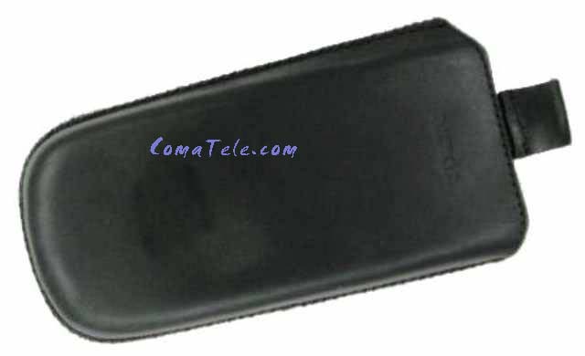 Чехол Чехол карман для Nokia 6233 black кожа натур. с тесьмой Чехол карман для Nokia 6233 black кожа натур. с тесьмой